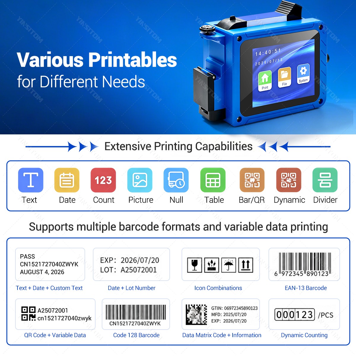 Портативный струйный принтер д – обзор и цена Commercial Printing And Packaging